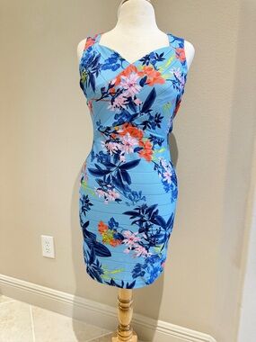 Guess Blue Satin Dress
